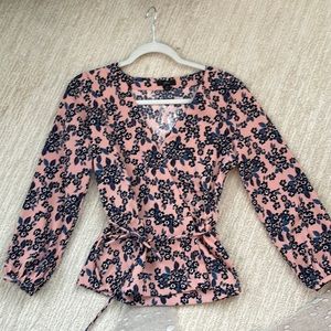 J crew floral top